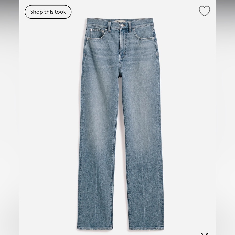 Madewell The '90s Straight Jean